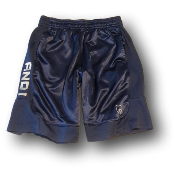 Navy blue athletic shorts - Picture 1 of 3